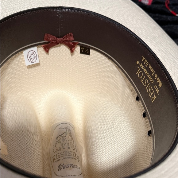 M.L. Leddy of Texas Custom Natural Cowboy Hat with Black Band
